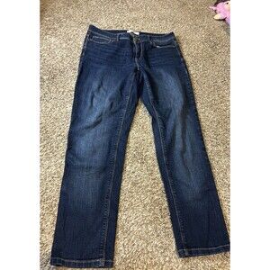 J Jill Jeans Womens Sz 8 Blue Authentic Fit Slim Ankle Stretch Denim